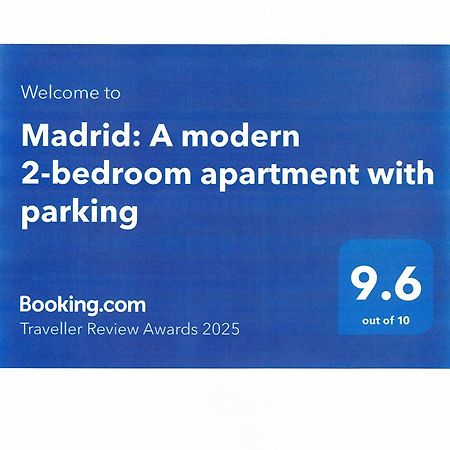 Madrid: A Modern 2-Bedroom Apartment With Parking Sofya Dış mekan fotoğraf